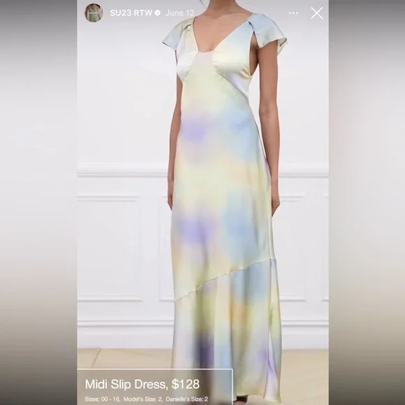 WWW midi slip dress - Picture 2 of 5